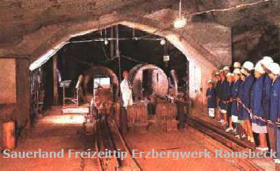 Sauerland Ferienpark Ferienwohnung FEWO  Unterkunft Hennesee : Erzbergwerk