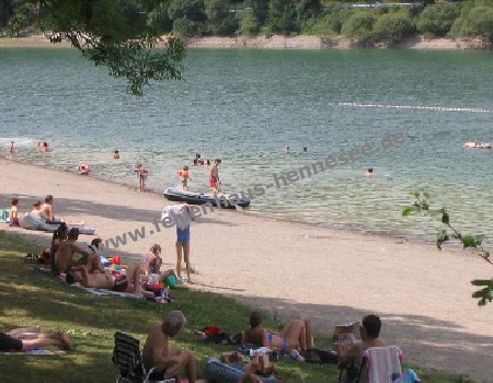 Sauerland Hennesee : Badestrand